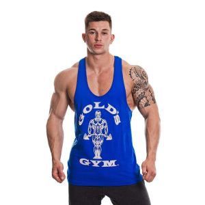 Classic Gold's Gym Stringer Tank Top (Royal)  - NEW