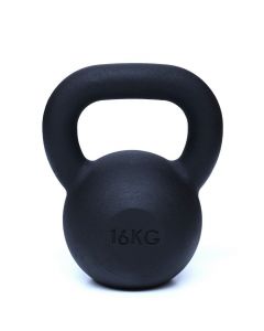 Kettlebell 16 kg Black Powder Coated